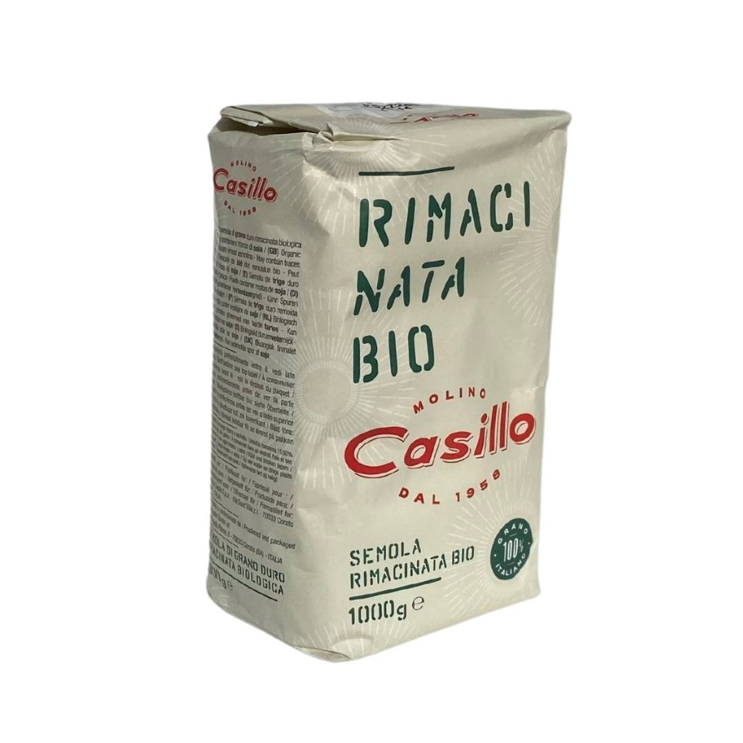 Semola Rimacinata di grano duro Biologica